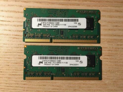 RAM DDR3 SODIMM 1600Mhz 2x2GB