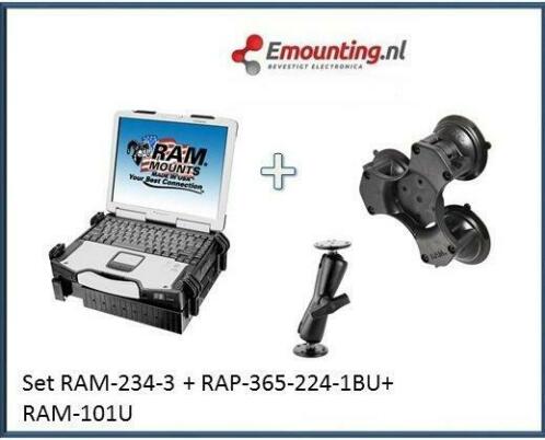 RAM Mount Laptop Triple suction set