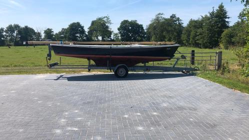 Randmeer classic, open zeilboot, trailer, buiten boord motor