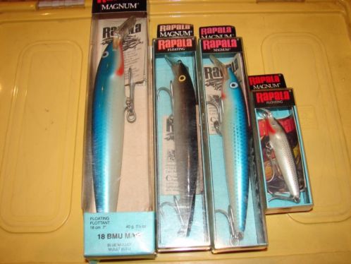 Rapala Magnum F, Max-rap, Long-Casting , clackin minnow.