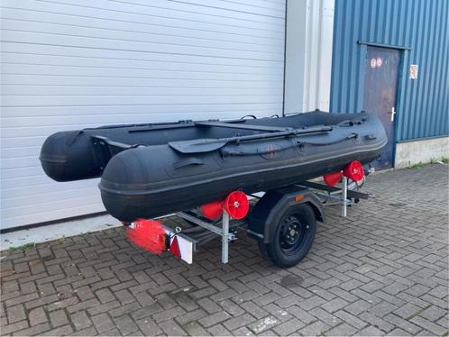 Raptor boot X-TREME 330  Aluminium, met nette trailer.