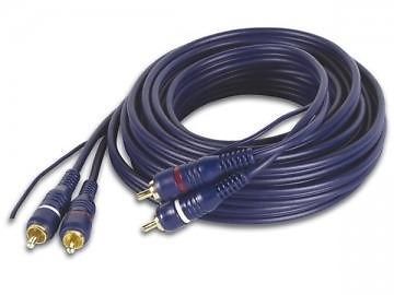 RCA kabel verguld 2 kanalen 5 meter 
