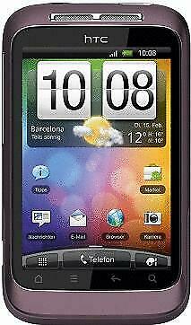 Refurbished HTC Wildfire S paars