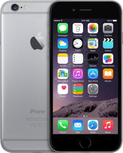 Refurbished iPhone 6 64GB Space Grey  met 1 jaar garantie