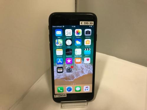 Refurbished iPhone 7 128GB Black  in zeer nette staat  