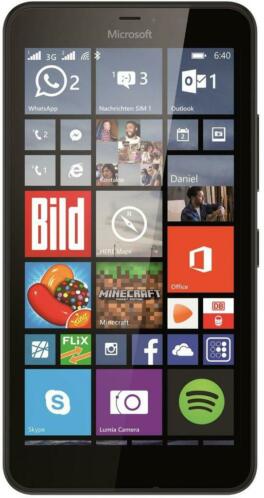 Refurbished Microsoft Lumia 640 XL Dual SIM 8GB zwart