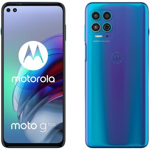 Refurbished  Motorola Moto G100 128GB - Blauw - Simlockvrij