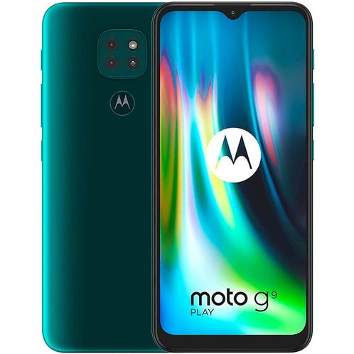 Refurbished Motorola Moto G9 Play 64 GB Green met Gratis