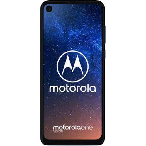 Refurbished Motorola One Vision 128 GB Blue met Gratis