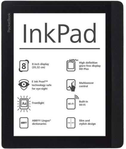 Refurbished PocketBook InkPad 8 4GB wifi donkerbruin