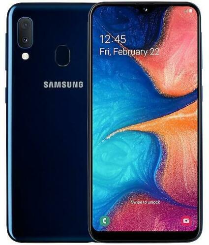 Refurbished Samsung A202FD Galaxy A20e Dual SIM 32GB blauw