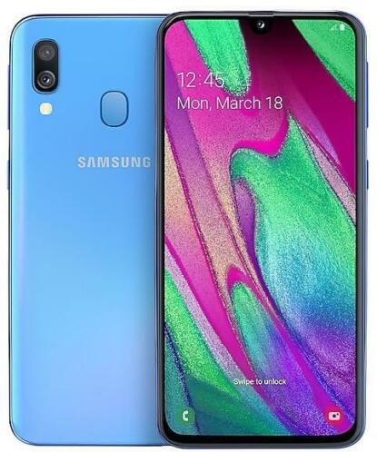Refurbished Samsung A405FD Galaxy A40 Dual SIM 64GB blauw