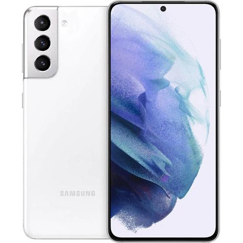 Refurbished Samsung Galaxy S21 5G 256 GB Phantom White met