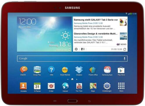 Refurbished Samsung Galaxy Tab 3 10.1 10,1 16GB wifi rood
