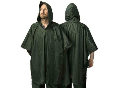 Regen Poncho Groen Deluxe - Roofvis XL