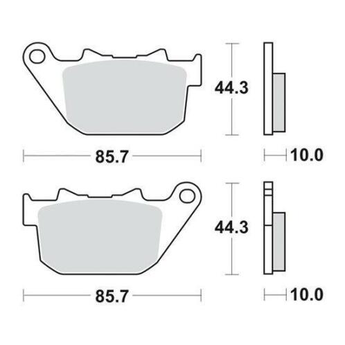 Remblokken  Achterrem  04-13 XL  SBS