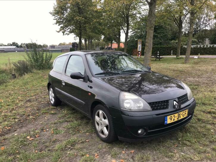 Renault Clio 1.4 16V RT 3DR 2002 Zwart