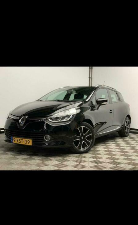Renault Clio 1.5 DCI 66KW Estate ECO Dyn 2014 Zwart R-Link