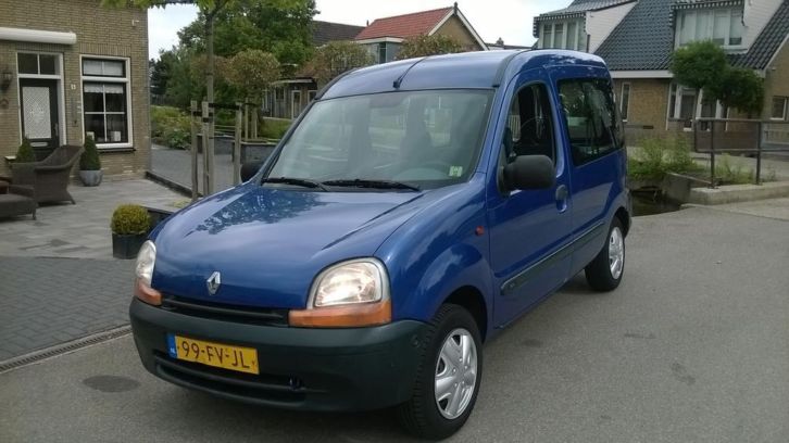 Renault Kangoo 1.4 2000 Blauw MET SCHUIFDEUR..1E.EIGENAAR