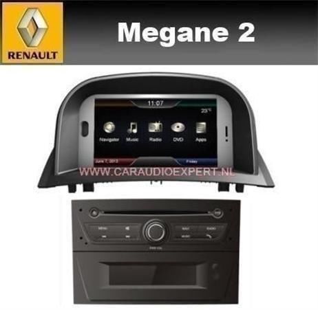 Renault Megane 2 RoadRover navigatie radio DVD GPS Bluetooth