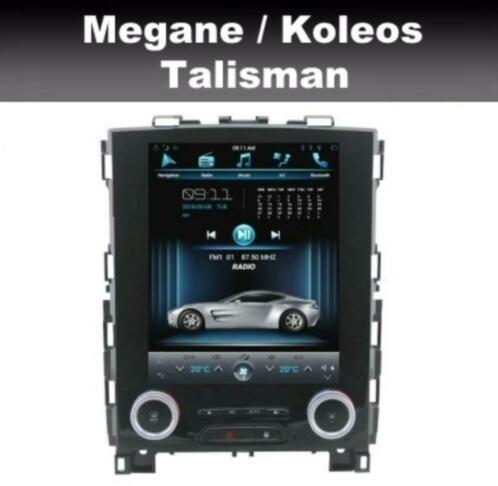 Renault Megane Koleos Talisman radio navigatie android 9 dab