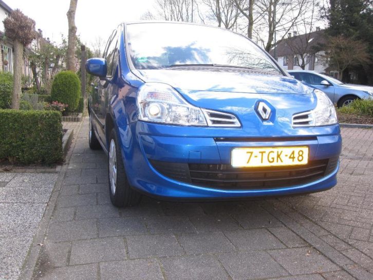 Renault Modus 1.2 16V 2008 Blauw, AIRCO, Elek ramen, luxe