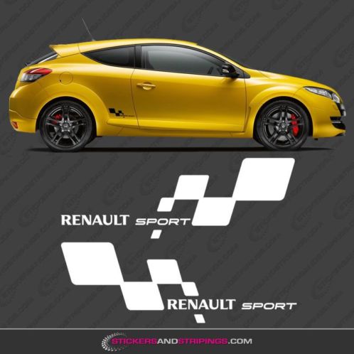 Renault Sport stickers voor alle modellen