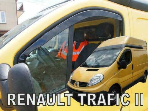 Renault zijwindschermen raamspoilers getint pasvorm Heko