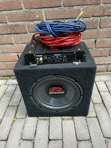 Renegade auto SubWoofer  Versterker amp kabels