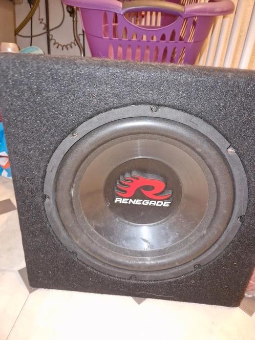 RENEGADE RXV1000 25cm 10 Inch Subwoofer 500 watt