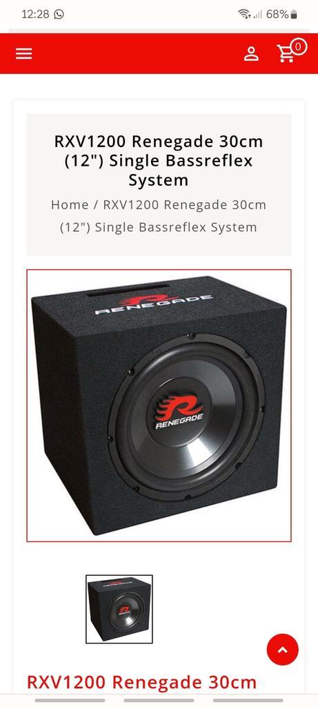 Renegade woofer en versterker