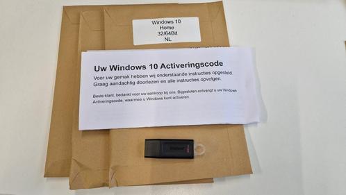 Restvoorraad -Windows 10 Home 3264 BIT USB  KEY