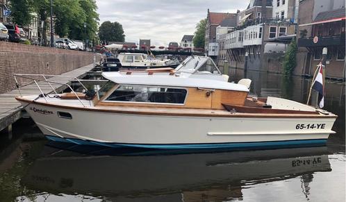 Retro 60er jaren houten speedboot