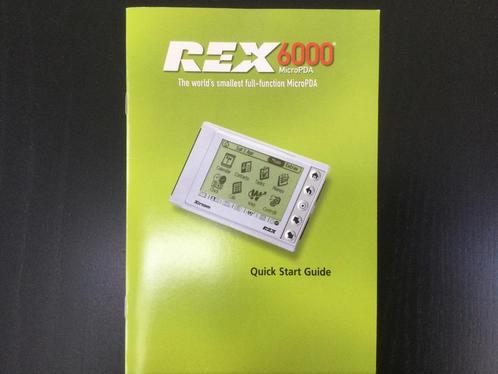 REX 6000 micro pda