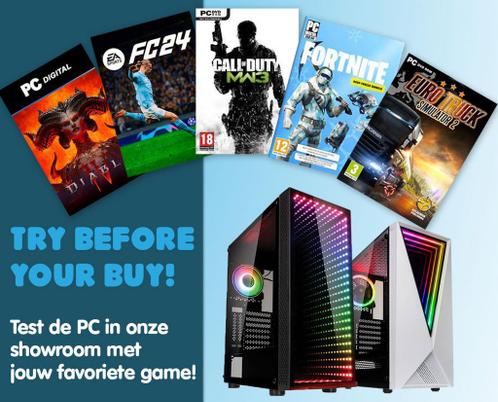 RGB Game PCs testen voor je koopt. Gratis aankoop advies