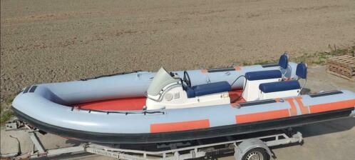 Rib 750 met trailer