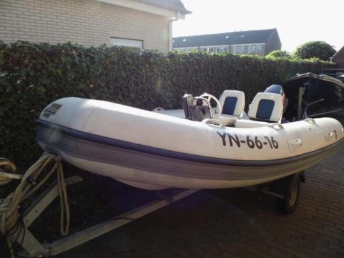 RIB Arimar 430 Basic met GegalvaniseerdeTrailer