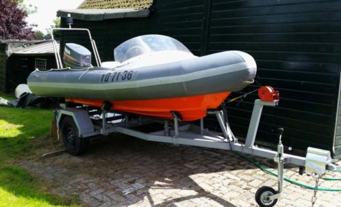 Rib Avon 4meter Yamaha 55Pk elec. start Peits kanteltrailer