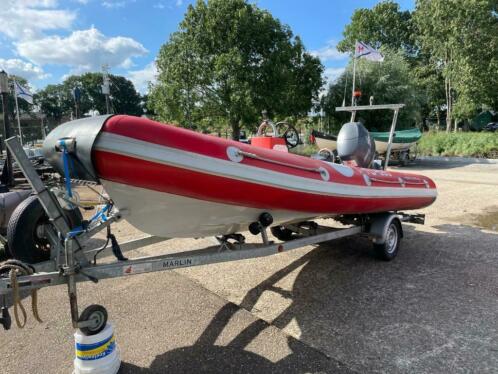 Rib Bleu-Spirit robuuste 5 meter Rib 034sportboot034 Yamaha 100p