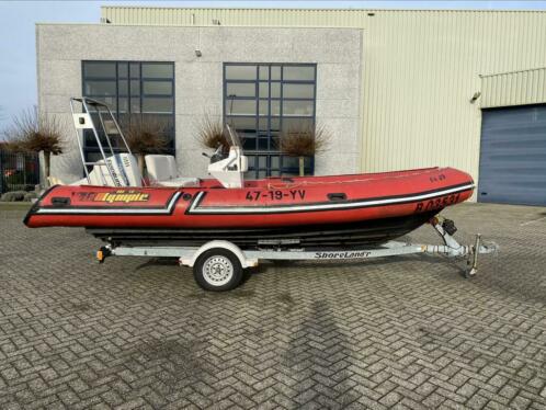 Rib boot 6,5 meter 175pk Evinrude incl trailer