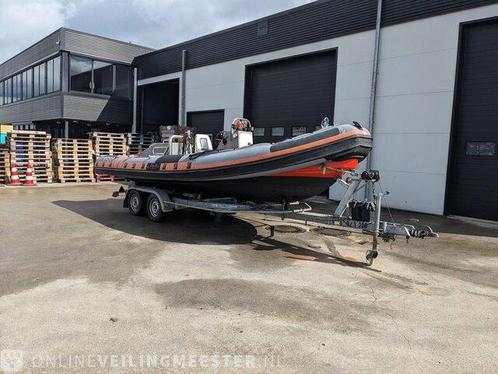 Rib boot met trailer Jokerboot, Clubman 22, oranjezwart