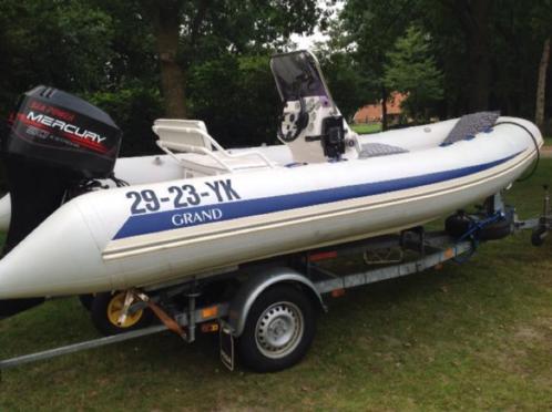 RIB Grand Silverline S470L(2007) en Mercury motor 50 pk