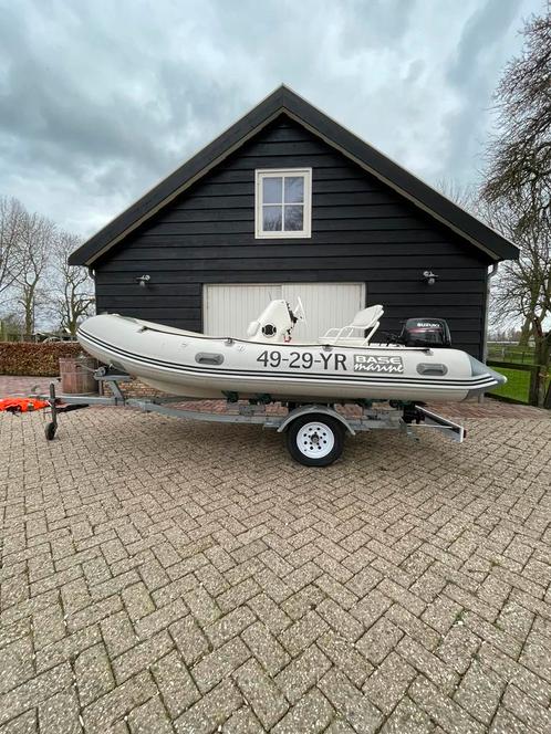 Rib rubberboot 420 base marine Suzuki 4 takt 15 pk met trail
