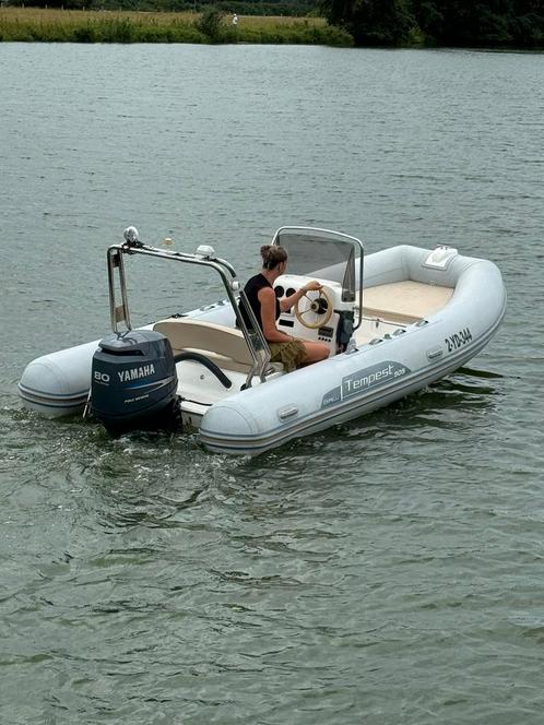 Rib Tempest 505 met 80 pk yamaha nieuwe leer en hoes