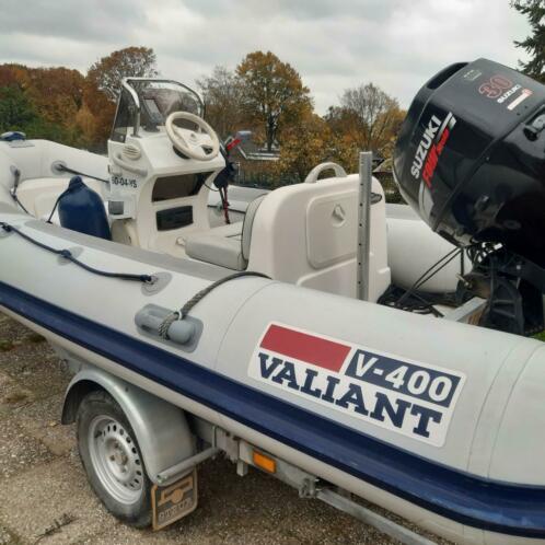 Ribboot Valiant V 400 rubberboot met trailer