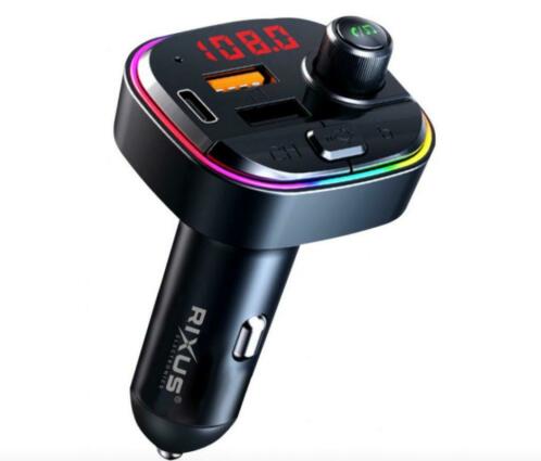 Rixus fm transmitter afstandbediening carkit Quick PD 3.0