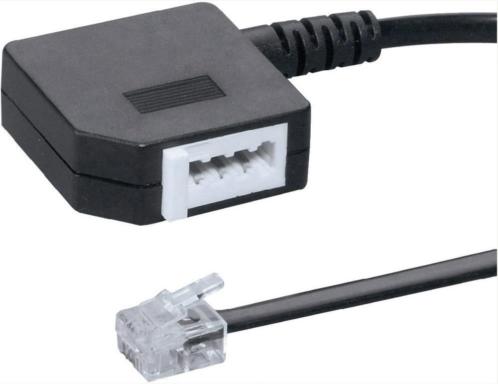 RJ11 Western  TAE adapter N-coderende