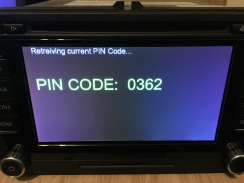 RNS 510810 Navigatie code kwijt -UITLEZENDECODEREN-