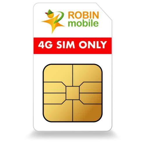 ROBIN GEWOON SNEL 4G  SIM ONLY  onbeperkt aantal MBs