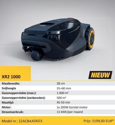 Robotmaaier robomow Cub Cadet